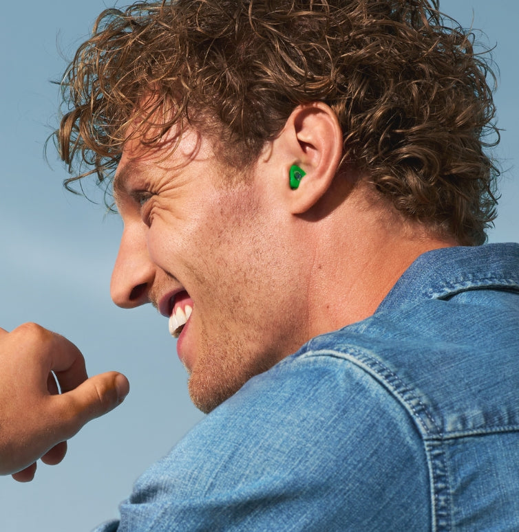 Détail des bouchons d’oreille sur mesure pour moto